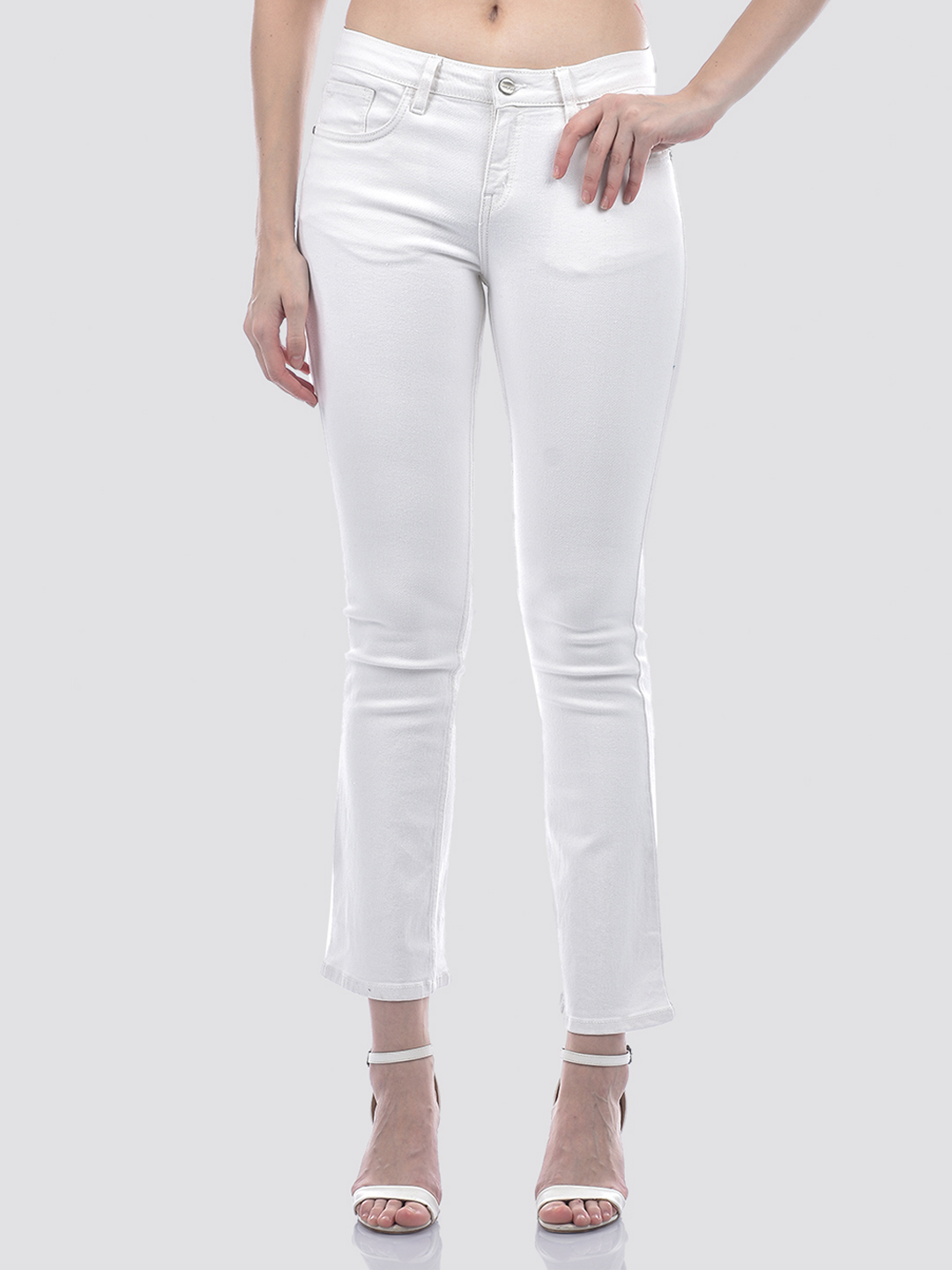 Numero Uno Women White Bootcut Sustainable Jeans